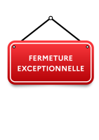 Fermeture exceptionnelle