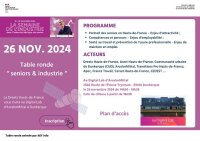 INVITATION Table ronde "seniors & industrie" - Dunkerque, 26 novembre 14h30