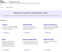 « Mes démarches travail » : nouveau portail aux entreprises