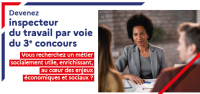Devenez inspecteur - Inspectrice du travail par voie du 3ème concours