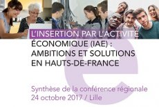 Conférence régionale "L'insertion par l'activité économique (IAE) en Hauts-de-France : ambitions et solutions" - Synthèse
