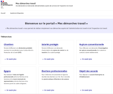 « Mes démarches travail » : nouveau portail aux entreprises