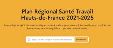 Le portail internet du plan régional santé au travail dans les Hauts-de-France
